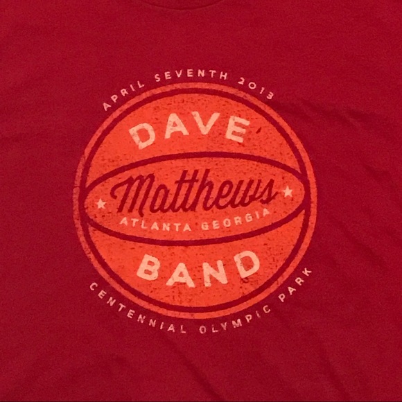 2013 Dave Matthews Band “Band Tee” sz XL - Picture 2 of 2